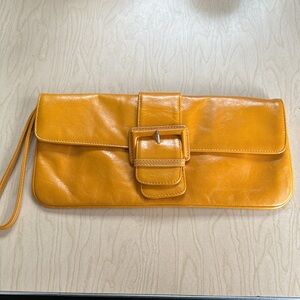 HOBO Mustard Wristlet